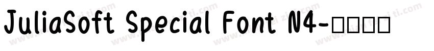 JuliaSoft Special Font N4字体转换